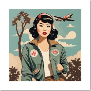 Jet Set Fashion Sky Style Winged Elegance Jacket Fashion Posters and Art